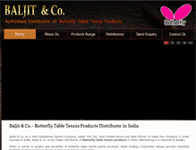 Tablet Screenshot of butterfly-india.com